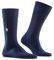 Burlington Herren Socken Brit Style M So Baumwolle gemustert 1 Paar, Blau Marine 6120, 40-46