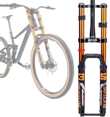 TS TAC-SKY 27.5/29 Pollici Bike Boost Forcella 15 * 110mm Viaggio 180mm MTB Forcella Aria Dual Crown Downhill Bike Forcella Forcella Parti di Biciclette (Color : B714-29 inch)
