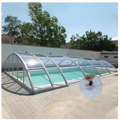 Paneles de policarbonato para techo,Placas de Policarbonato Planchas Transparentes Impermeable, Paneles para Tejado,Toldo Marquesina para Jardín Terraza,Personalizable ( Color : 1.0mm , Size : W0.6*L1