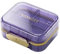 Weekly Pill Box, GLAMFORT Portable Daily Pill Organiser, Small Travel Tablet Organiser with 7 Copartments to Hold Vitamins, Medicines, Pills, Supplements (Purple)