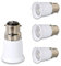 Convertisseur à Douille Lumineux 4PCS, B22 en E27 Adaptateur de Douille à vis de bulbe Adaptateur de Douille du Porte-Sobre pour Les Ampoules LED et Les Ampoules à Incandescence et Les Ampoules CFL