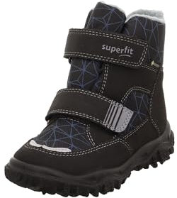 Superfit Husky, Stivali da neve Bambini e ragazzi, Nero Grigio Chiaro 80 0000, 26 EU
