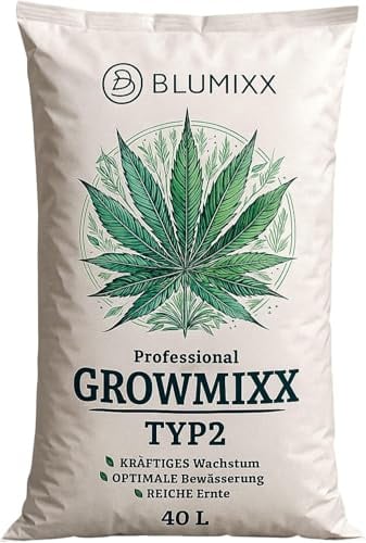 Grow Erde Anzuchterde Professional 120L, Perfekte Pflanzerde für gesundes & kräftiges Wachstum - Kultursubstrat mit Perlite, NPK und Mikroorganismen, optimaler pH-Wert 6,0 - Starke Wurzelbildung