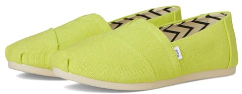TOMS Alpargata Classic, Mujer, Bright Lime Heritage Canvas, 43.5 EU