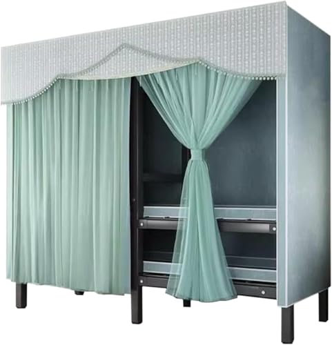 SSDDLZEQ Faltschrank Metallschrank mit Hängegestellen Schlafzimmer Kleiderbügel Kostenlose Installation Tragbarer Schrank(D,170cm)