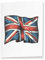 4 x 'Wehende Union Jack-Flagge' Geschenkanhänger (GI00097647)