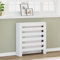 Homgoday Cubierta para radiador blanca, 78 x 20 x 82 cm, madera multicapa para muebles, estante de almacenamiento, cubierta para radiador tipo 852681