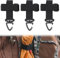 OUDQFCJ 3 unidades de porta guantes, cinturón policial, pinza multiusos para guantes de trabajo, portaguantes para jardines y obras de construcción