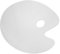 Garneck Acrylfarbpalette Transparent Oval Mischpalette Für Aquarell Acrylfarben Leicht Und Platzsparend Für Künstler