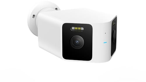 XIAOMI Outdoor Camera CW100 Dual (Videocamera di sorveglianza), doppio obiettivo, immagine nitida, protezione AI locale, visione notturna colorata intelligente, IP66 resistente all'acqua e polvere