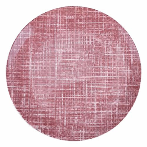 Set 6 Piatto piano in porcellana, lilla, Texture