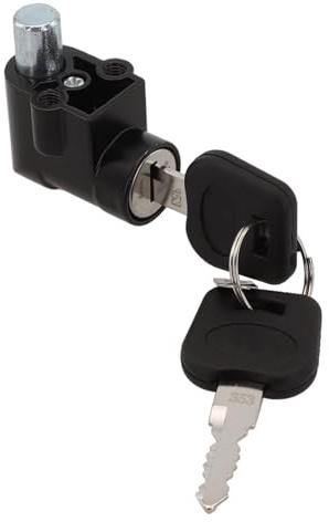 Batteriekasten-Sicherheitsschloss, Elektro-Fahrrad-Batterie-Sicherheitspack-Abdeckung, Kastenschloss mit 2 Schlüsseln für Hailong 1/2 Batteriegehäuse, verschleiß- und erosionsbeständig (20 mm)