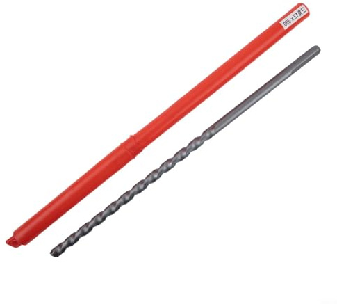 Long Masonry Concrete Drill Bit 300mm with Triangle Shank, Carbide Tip for Stone, Limestone and Light Concrete Drilling, Compatible with, Hammer and for SDS Drills(12x350mm)