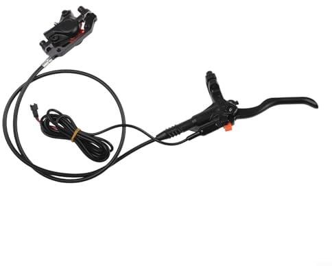 Honseadek E-For Bike Hydraulisches Scheibenbremsen-Set, Aluminiumlegierung, elektrisch für Fahrradbremsen für 160 mm und 180 mm Scheiben, links oder rechts hinten/vorne Bremse Paar (rechts vorne)
