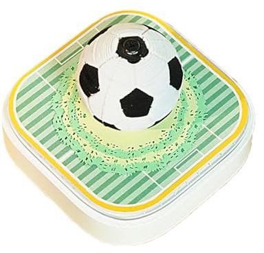 Kalender 2026 – 3D-Fußballkalender 2026, geschnitztes Papier zum Abreißen als Dekoration und Schreibtisch, kreatives Kulturgeschenk für Fans & Sportfans, ideal