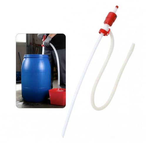 Large Manual Syphon Pump 150cm – Heavy Duty Hand Transfer Pump for Fuel, Water & Oil – Multi-Purpose Liquid Transfer Hose