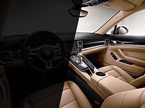 speedwerk-motorwear Scheibentönungsfolie 85% Schwarz 76cm Breite Panthera 285C, Profi Tönungsfolie 30m (Rolle)