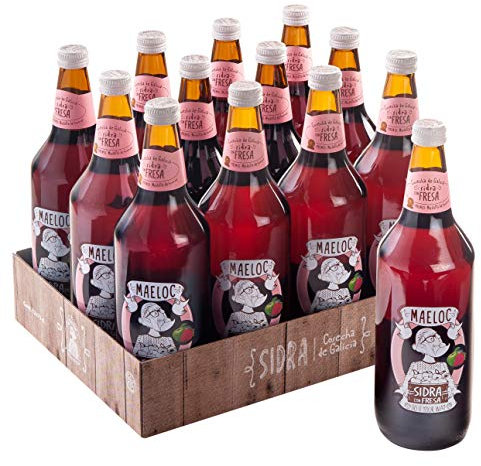 Maeloc Sidra con Fresa - 12 botellas x 750 ml