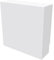 Cache nourrice plomberie ATOLE en acier Blanc - Largeur fixe - Taille 1 : 450 x 450 x 150 mm