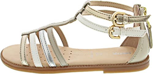 Geox Fille J Sandal Karly Girl Sandales, Beige, 34 EU