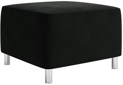 Mirjan24 Moderner Polsterhocker Dover, Sitzhocker Hocker Sitzbank Fußbank Pouf Farbauswahl (Manila 18)