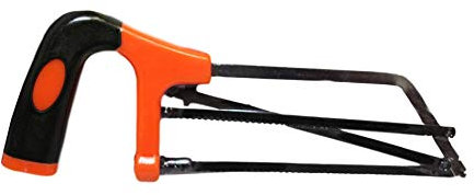 Multi-Purpose DIY Universal Magic Saw with Blades Handsaw Mini Saw, Hacksaw, Coping Saw, Bow Saw, Tile, Wood, Steel Saw for Cutting Wood, Plastic and Metal with Rubber Handle (Mini Saw (3 Blades))