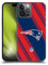 Head Case Designs Licenciado Oficialmente NFL Rayas Obra de Arte de New England Patriots Carcasa rígida Compatible con Apple iPhone 14 Pro MAX