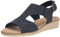 Easy Street Damen Alba Keilsandalen, Marineblau, 41 EU