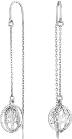 JC Jeweller Carat Boucles d'Oreilles Argent 925 Femme (Arbre de vie)