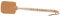 Neustanlo - Fliegenklatsche aus Holz und Leder - mit Spruch Das war´s du Biest!!! - extra stark - mit Holzstiel und Lederband - 47,5 cm
