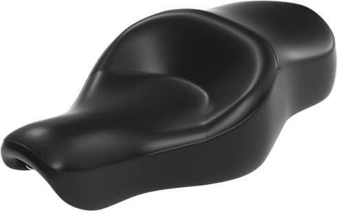 Artudatech Motorcycle Driver & Rear Passenger Two-up Seat For Davidson Sportster XL883N XL1200 Custom, for Harley Davidson Superlow - XL 1200T 2014-2018, for Harley XL 883L Superlow 2011-2018（Black）
