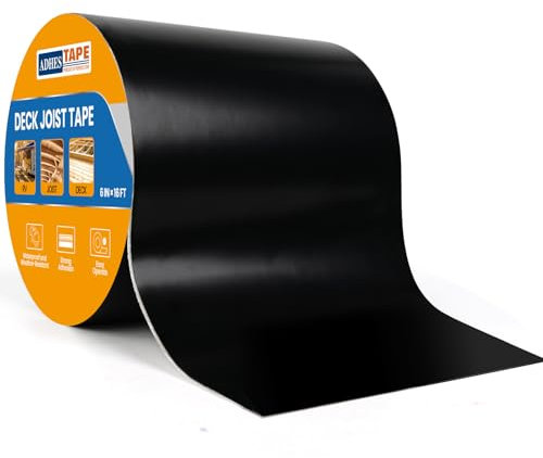 ADHES Butylband Dichtungsbänder 150mm x 15m, Wetterbeständig und Wasserdicht, Deckbalkenband Dach Reparaturband, Ideal für Holzdecks, Balken, Dächer und den Außeneinsatz