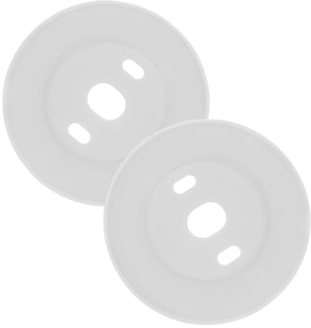 Yardenfun 2pcs Nest Thermostat Wall Plate Cover Trim Kit Silicone Thermostat Protective Guard for Nest