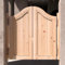 Café-Innenschwingtür, Saloontür mit Scharnieren, LamellentürenWohnzimmer-Butler-Tür, Einkaufszentrum, Küche, Flur, Zauntür(W120cm/47.2in)