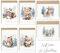 36 Weihnachtskarten, Weihnachtskarten mit Umschlag Set, A6 Klappkarten Kraftpapier Umschlag, Frohe Weihnachten Merry Christmas xmas Aquarell Waldtiere Reh Fuchs Hase Eule Eichhörnchen Pinguin