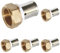 SOMATHERM FOR YOU, Raccord à sertir femelle 15/21 pour tube PER Ø16 - Installation rapide et fiable, acier inoxydable, compatible avec profils H, U, RF, pression max 10 bars (Lot de 5)