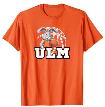 Ulm Basketball Fan Support Schwaben Stadion orange weiss T-Shirt