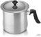 Asfrode 2 Liter Edelstahl Milchtopf mit Deckel, 21 x 17 x 16cm Kochtopf Doppelwandig Induktion Milch-Topf mit Rutschfester Kunststoffgriff für alle Herdarten Geeignet