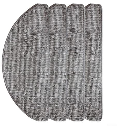 Bebykilemi Vyzzle D10 Lot de 4 chiffons de rechange en microfibre pour aspirateur robot ILIFE V20 Laresar-L10