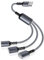 Itramax USB Splitter 0.3M, Y Cable, 1 In 3 Out Dual Port Extender Hub, USB Male to Triple Female Extension Cord Adapter, Data Power Charger Splitter Converter for MacBook,PS5, PS4, Xbox One, Laptop