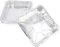 FUNOMOCYA 10 Cajas Para Alimentos Selladas De Papel De Aluminio Aptas Para Microondas Reutilizables Herméticas Para Servir Comidas Pequeñas Bandejas De Aluminio Bandejas