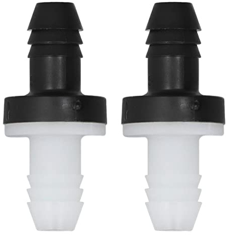 ANKROYU Rückschlagventil, 3/8 Zoll, 10 mm, Kunststoff, 1-Wege-Wasser-Rückschlagventil, langlebiges Material für Luftkompressor, Aquarium, Pumpe, Kraftstoff, Gas, Flüssigkeit, Lufts (CDAV6)