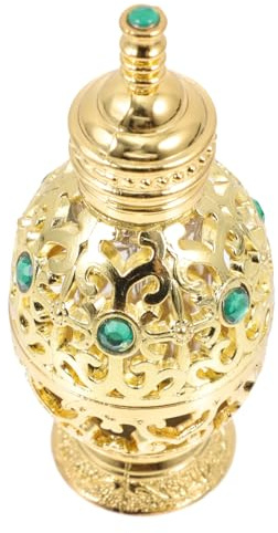 Ciieeo Befüllbare Parfümflasche 10ml Gold, Dekorativ für Essenz