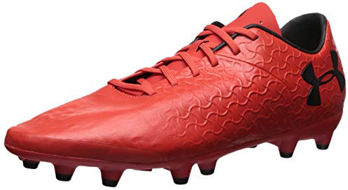 Under Armour Herren Magnetico Premiere Frim Ground Fußballschuh, Water (464)/White, 1, Rot (Radio Rot (600)/Radio Rot), 43 EU