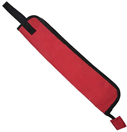 Dilwe Supporto per Bacchette per Batteria, 5 Colori Resistente Bacchetta per Bacchetta in Tessuto Oxford Borsa per Bacchetta Borsa per Il Trasporto Accessorio per Strumenti(Rosso)