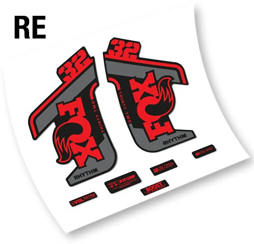 Vinyl-Aufkleber Fox 32 Fox 32 Rhythm 2021 (RE - Spicy Red)