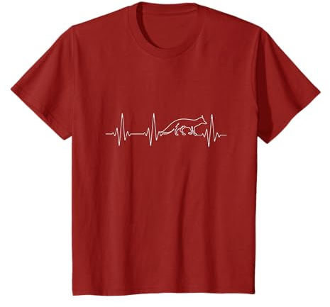 Fuchs Herzschlag für Fuchsliebhaber und Füchse T-Shirt