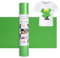 IModeur 12 Ft Plotterfolie Textil Frucht grün – 30,5 x 366 cm Flexfolie Plotter Textil grün für Cricut Maker, Silhouette Cameo, Textilfolie Plotter grün für Kleidung, Mützen, Hosen, andere Stoffe