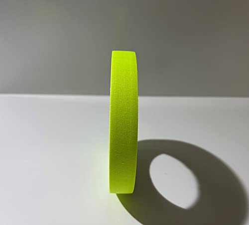 Gewebeband Panzerband Fluoreszierendes Neon Gaffa Klebeband Panzertape Gaffa Tape Matt und reflexionsfrei (Neongelb, 19mm x 25m)