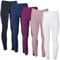 MS-Trachten Reitleggings Kinder Silikonvollbesatz mit Handytasche Reithose Mädchen Tessa (122/128, Weiß)